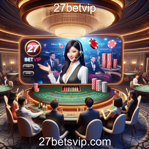 Desvende a Emoção do Cassino Ao Vivo na 27betvip
